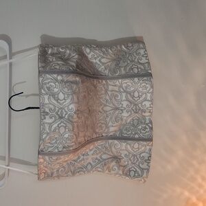 White house black market strapless top size 8